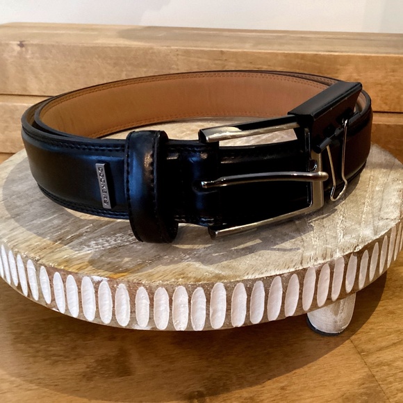 Black Leather Dockers Belt Size 38 - Picture 1 of 7